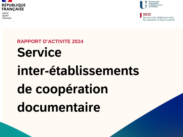 Consultez le rapport d'activité 2024 du SICD !